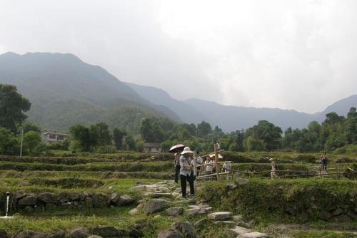 明月山潭下村、朱木村穿越游