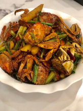 美味的香辣蟹