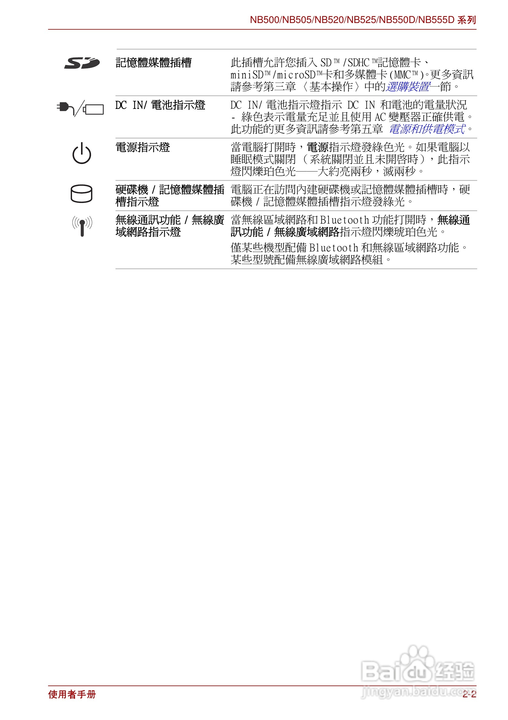 东芝NB500笔记本电脑使用说明书:[3]