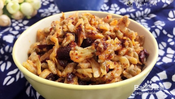 槐花麦饭的制作方法