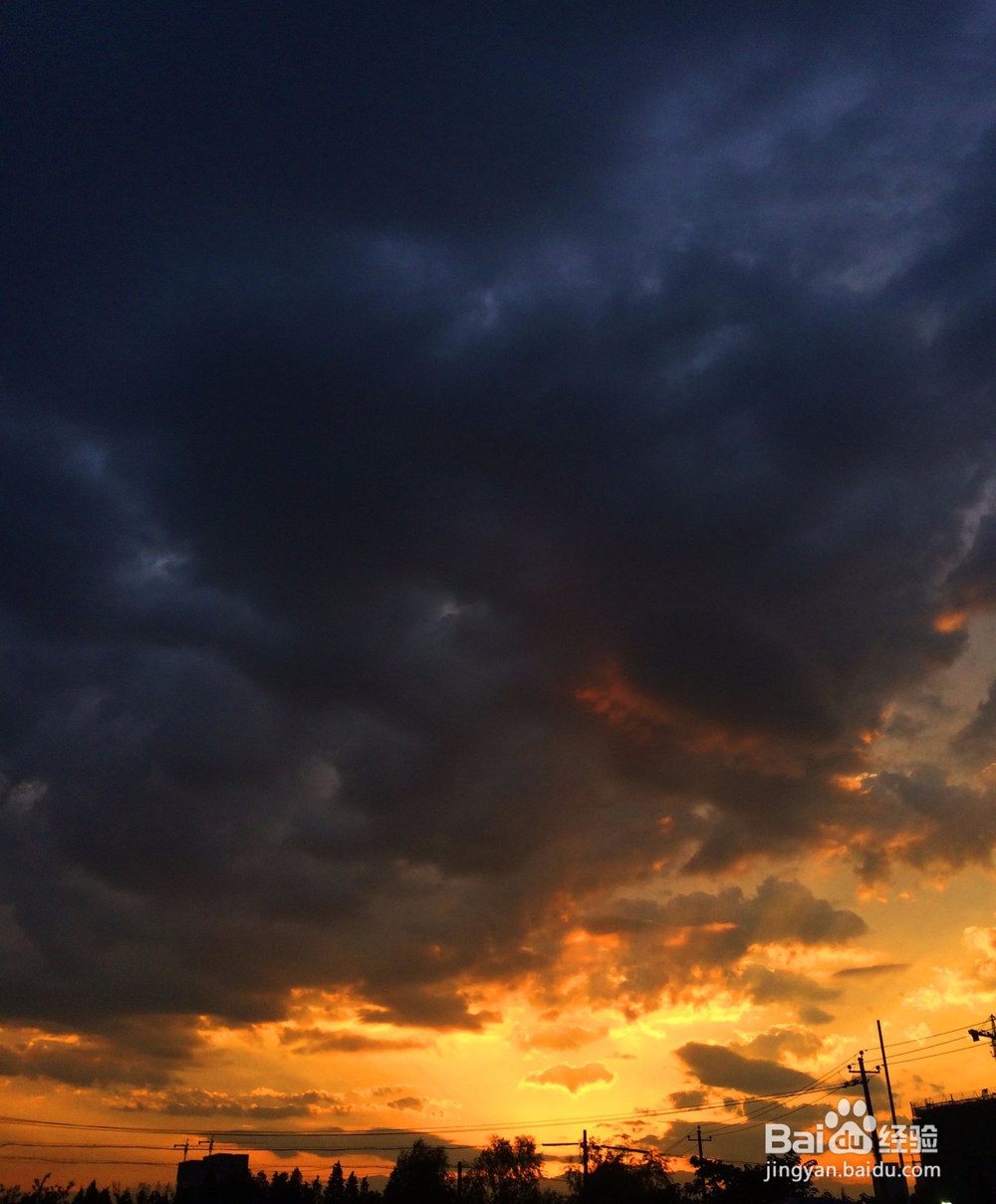 怎样用手机拍出雷雨前的风景美照