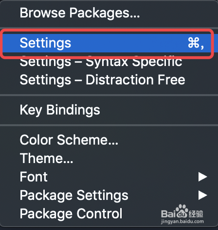 mac sublime怎么设置主题样式