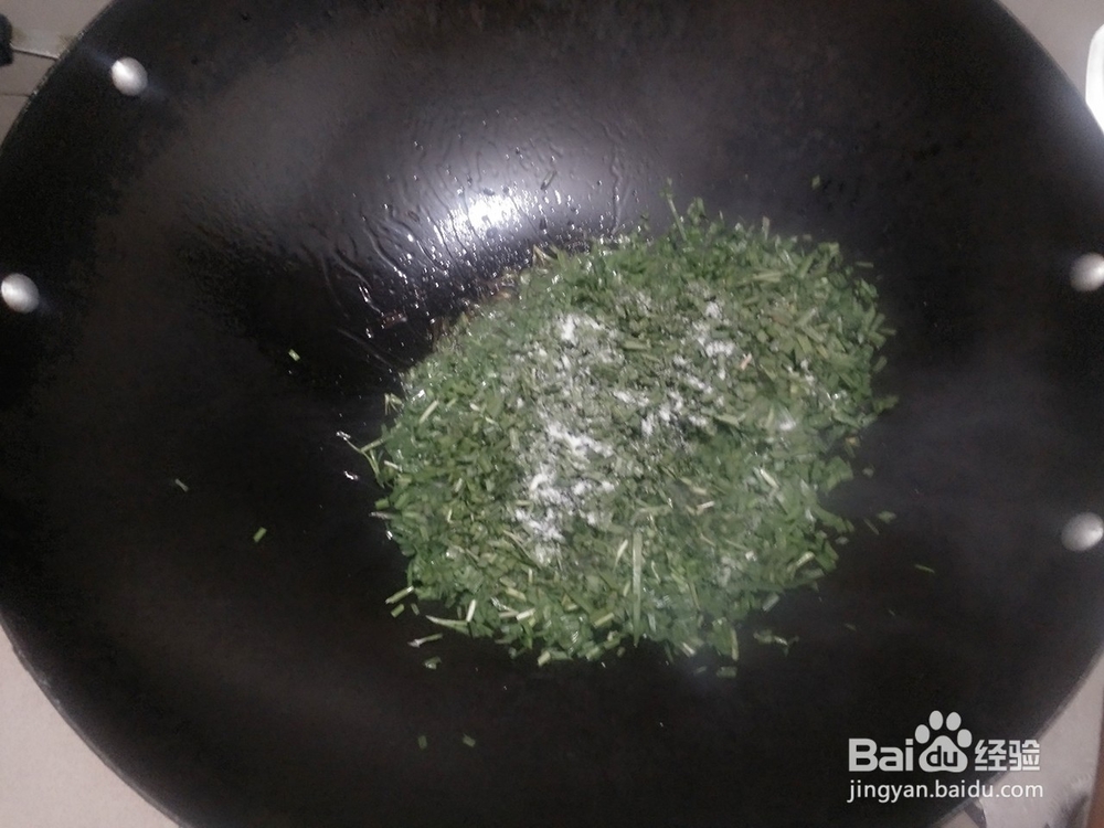 韭菜焖鸡蛋的做法