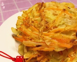 简单好吃土豆丝饼