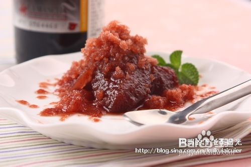 红酒香梨沙冰做法
