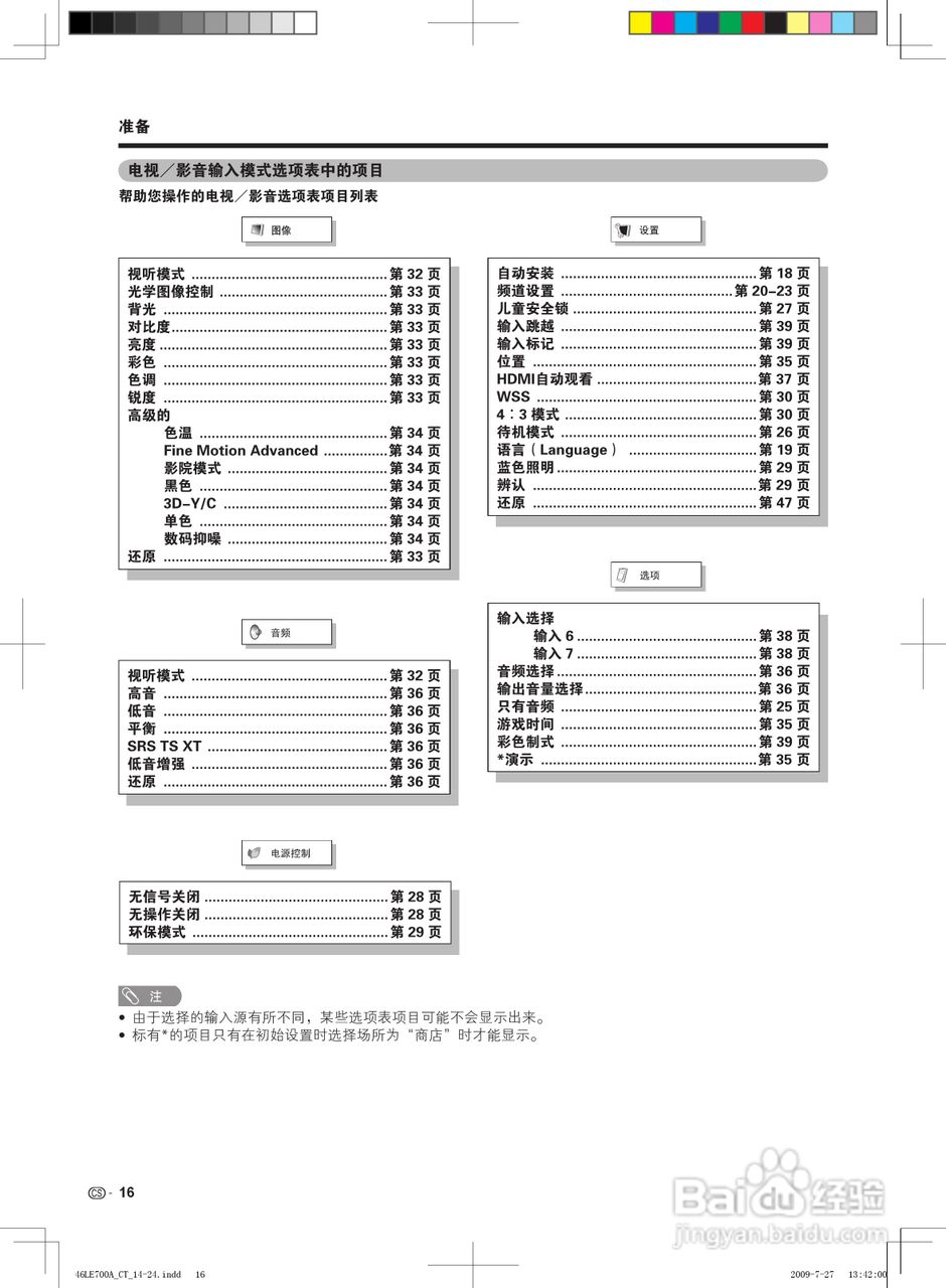 夏普LCD-52LE700A液晶彩电使用说明书:[2]