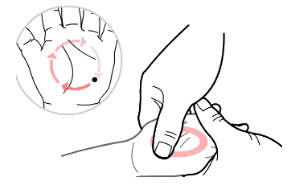 小儿呕吐(胃寒型)推拿方法