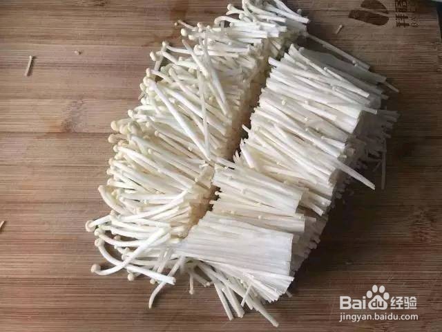 金针菇炒鸡蛋如何做