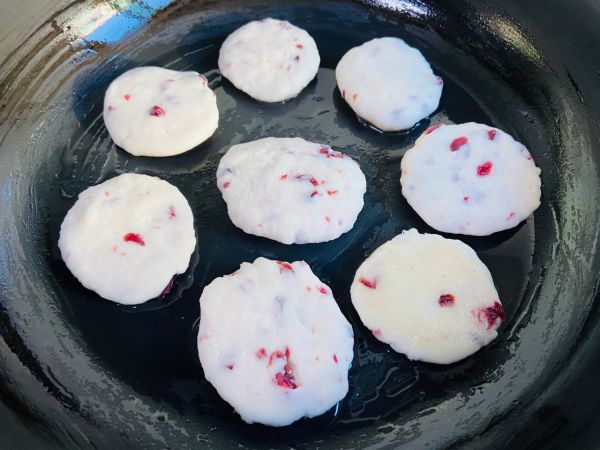 蔓越莓山药小饼