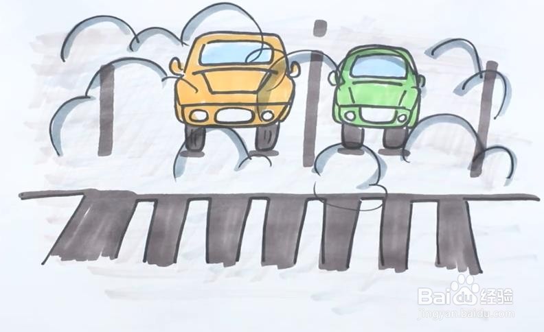 冬天的雾怎么画