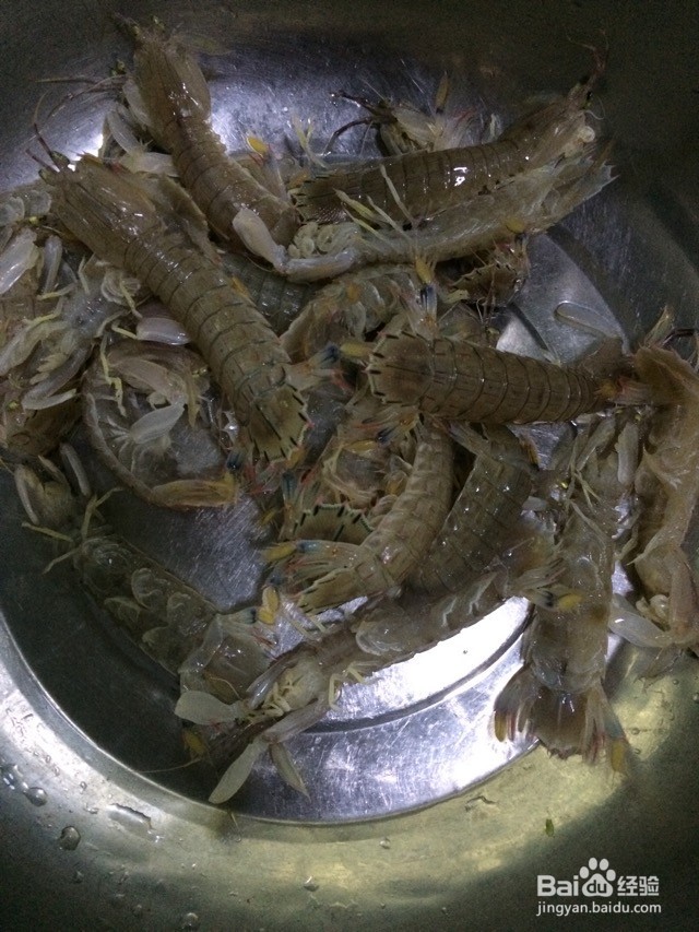 姜汁虾菇的做法