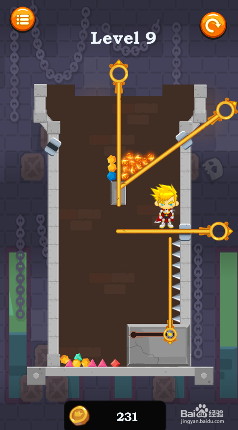 Pins Hero Rescue的Level 9如何通关?