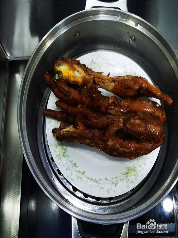 冰冻卤鸡脚怎么吃