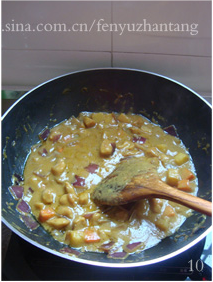 一个窍诀让咖喱菜的味道更鲜活——咖喱土豆鸡丁