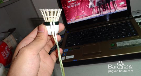 diy羽毛球挂件教程图解