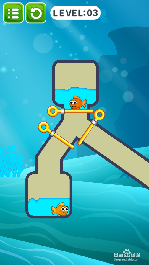 帮帮那两条小金鱼的Level 3怎样通关?