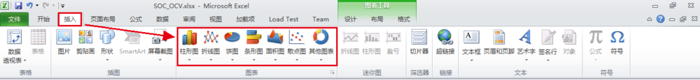 Excell设置曲线的坐标轴