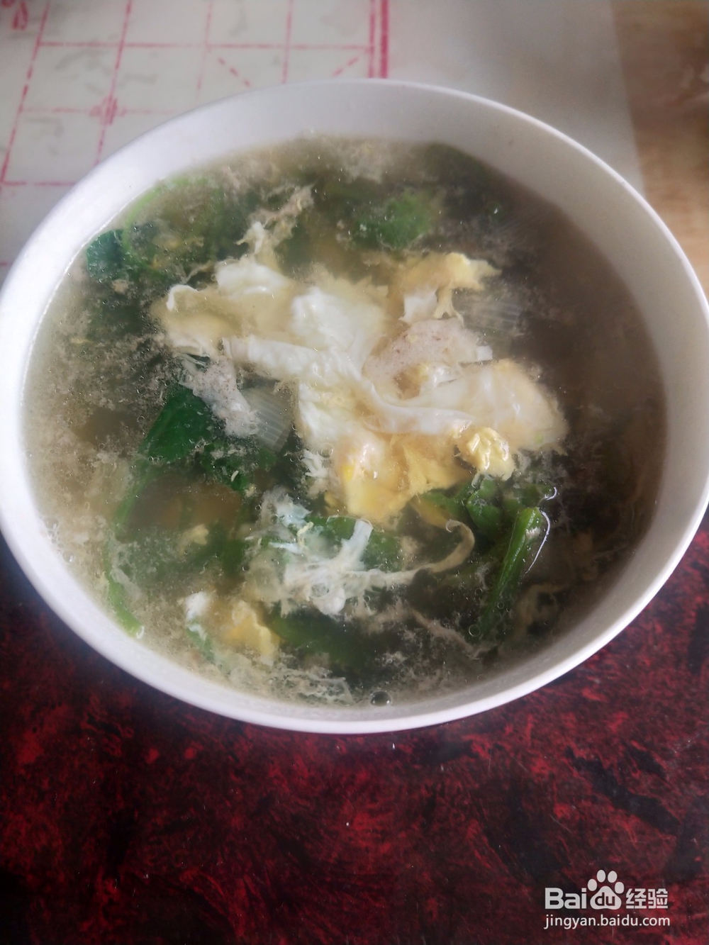 菠菜蛋汤怎么做