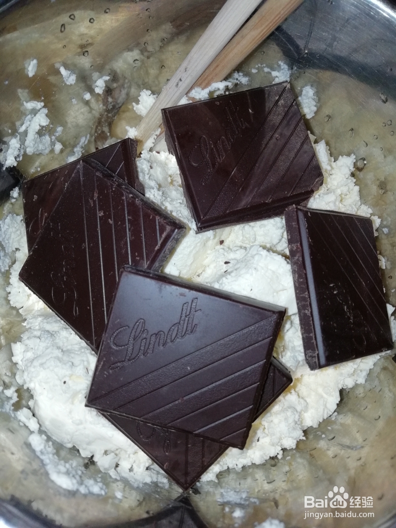 黑巧克力冰冻奶油奶酪芝士蛋糕卷低糖版