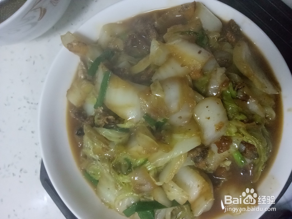 家常油渣炒白菜