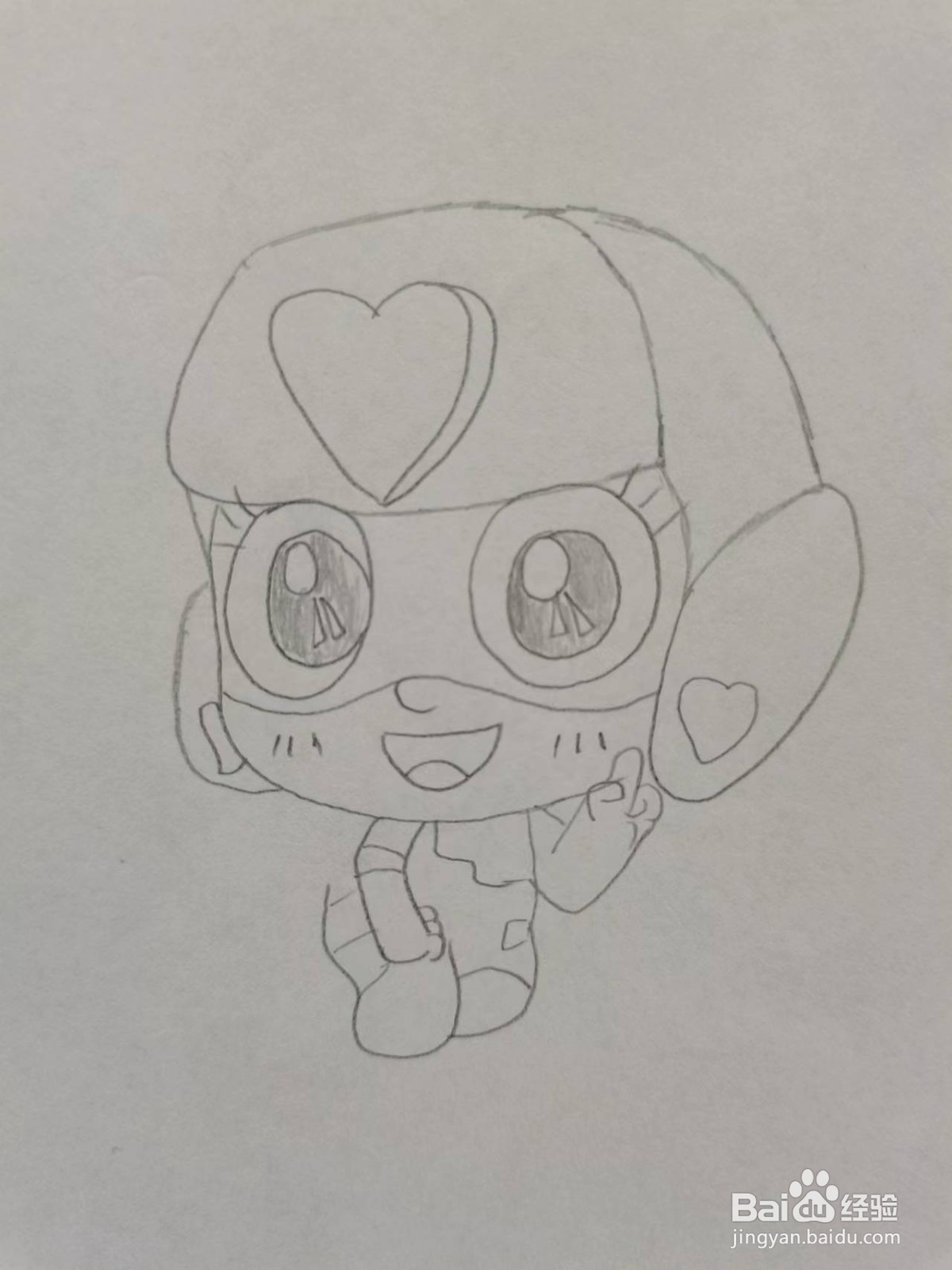 Q版的萌女超人如何画