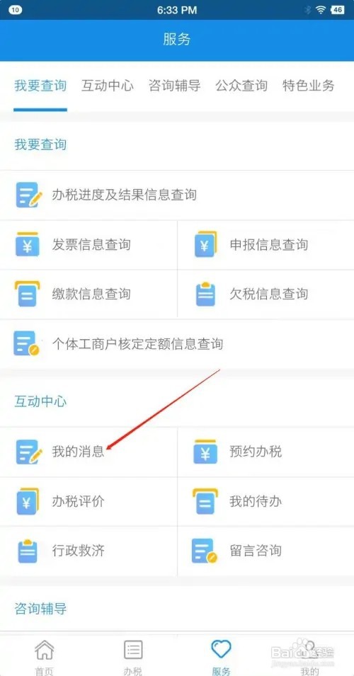 重庆税务app如何查询我的信息