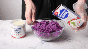 圆圆满满-红豆沙紫薯汤圆