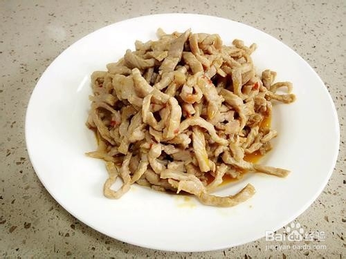 蒜苔肉丝的做法