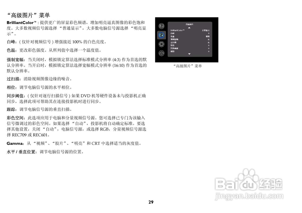 富可视 IN3184投影机说明书:[3]
