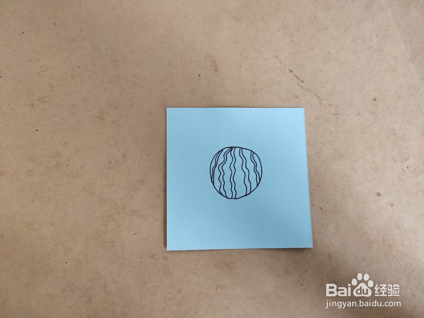 怎样画西瓜简笔画