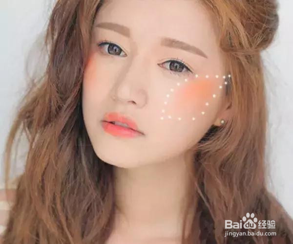 腮红怎么画好看