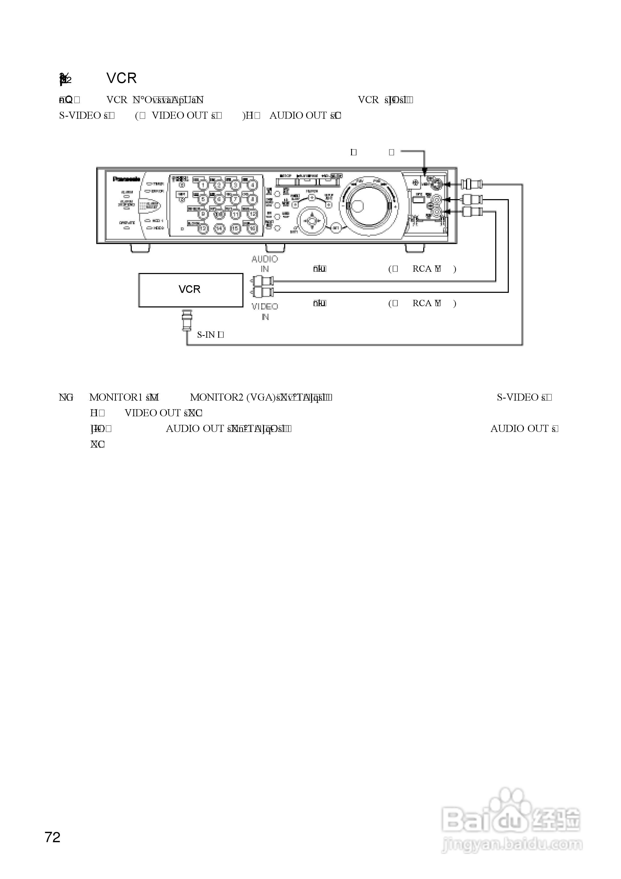 Panasonic 数位光碟记录器WJ-HD309操作手册:[8]
