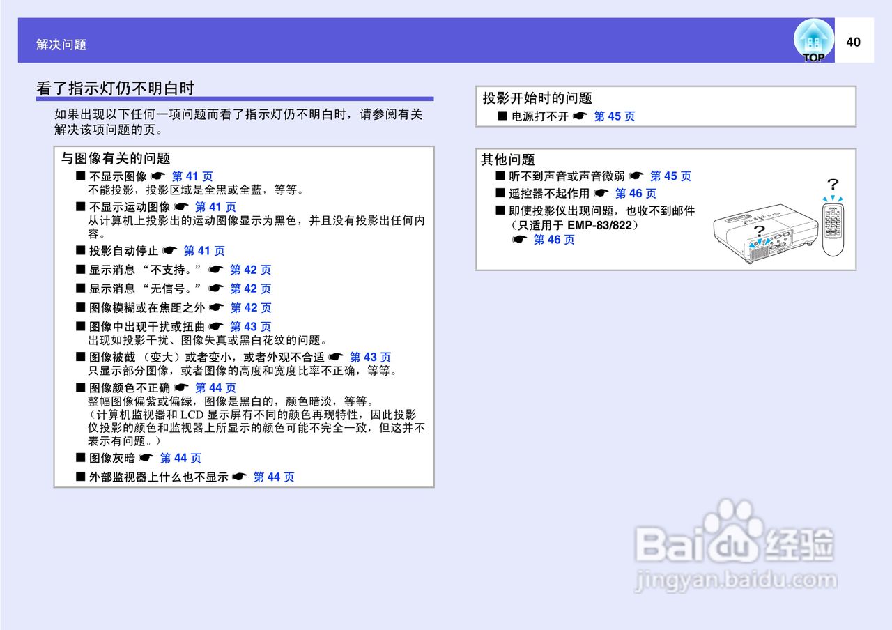 爱普生EMP-83投影仪使用说明书:[4]