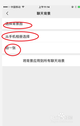 如何设置微信的聊天背景图
