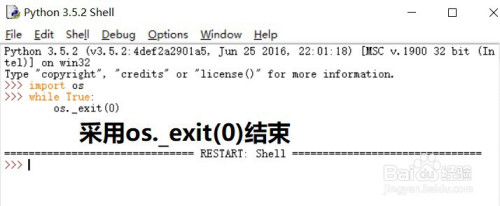 如何在python中終止程序