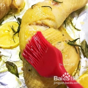 柠檬迷迭香烤鸡腿