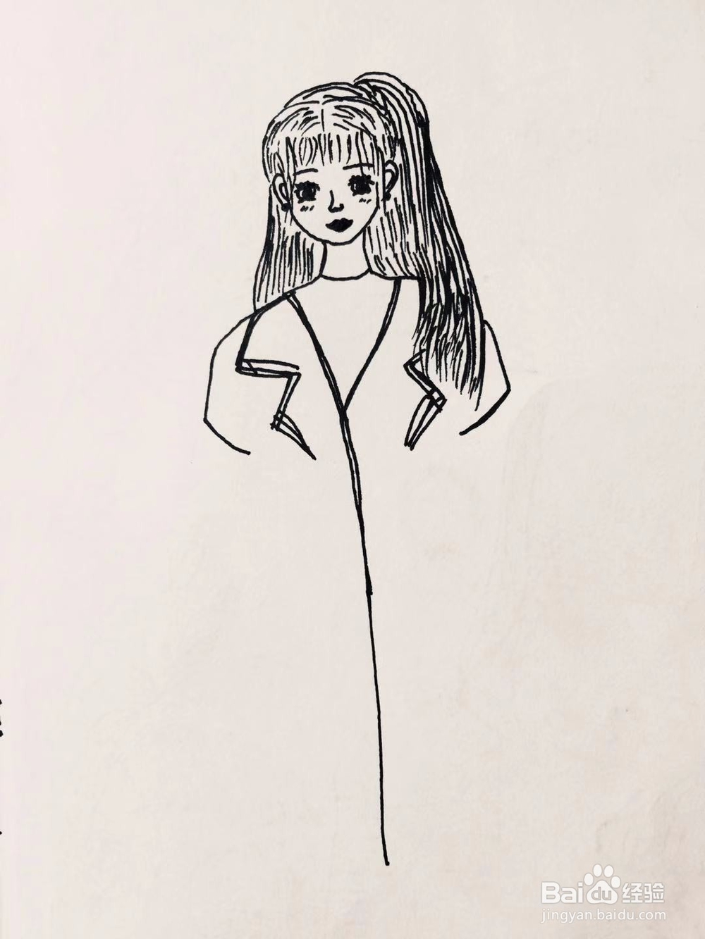 dxdll手绘之打伞的女孩