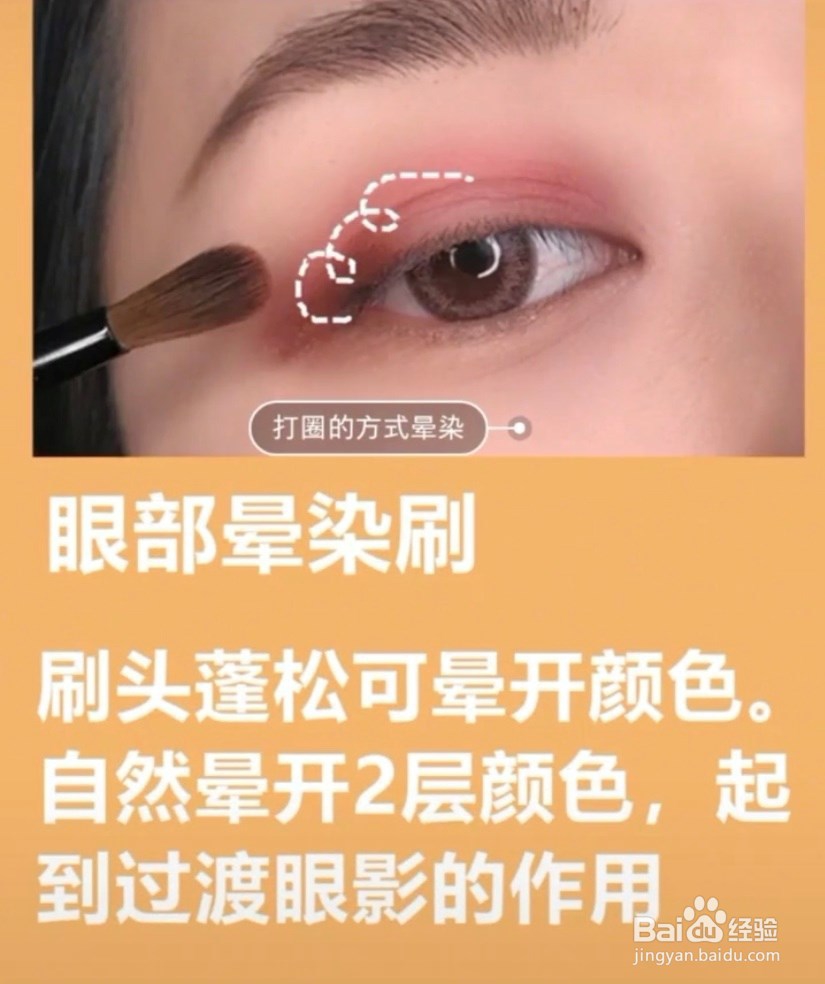 眼影刷的用法,你学会了吗?