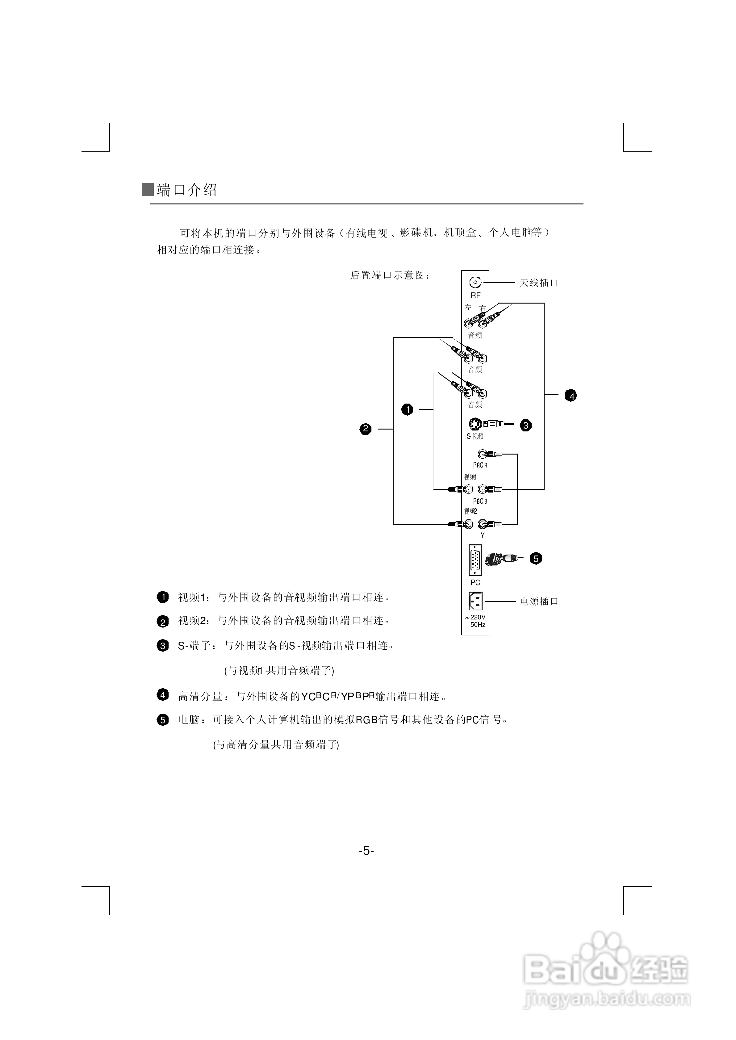 熊猫电子L22A916(J)液晶彩色电视机说明书:[1]