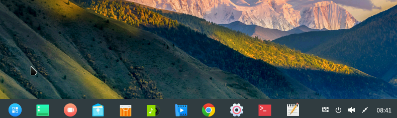 deepin linux任务栏高效模式下怎么打开回收站