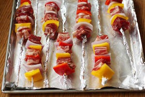 怎么做烤牛排串