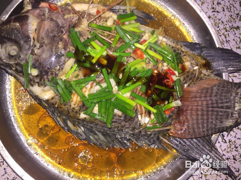 一道小菜--好吃的清蒸罗非鱼