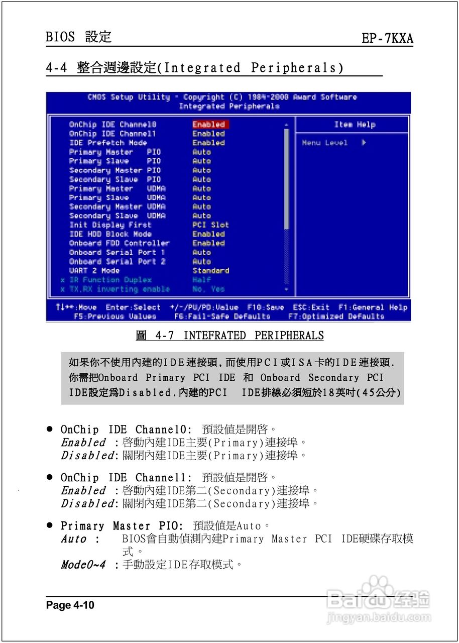 磐正EP-7KXA型主板说明书:[4]