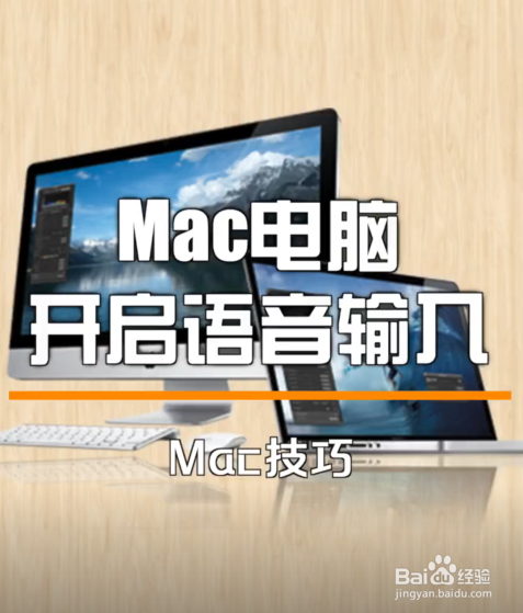 mac(苹果)电脑怎样开启语音输入呢?