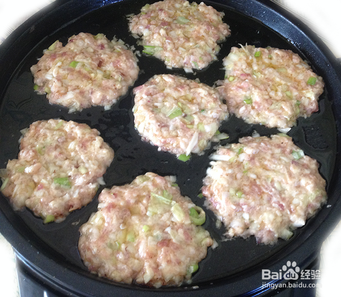 用电饼档煎肉饼