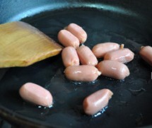 怎样做香喷喷、美美的开花香肠