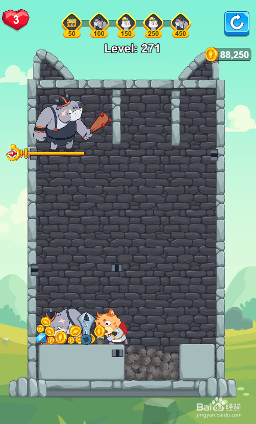 The Rise of Cat Hero的Level 271怎样通关