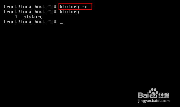 如何将Linux系统的历史操作命令删除
