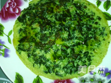 亚麻籽油韭菜蛋饼