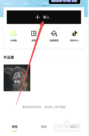 醒图模糊功能在哪里